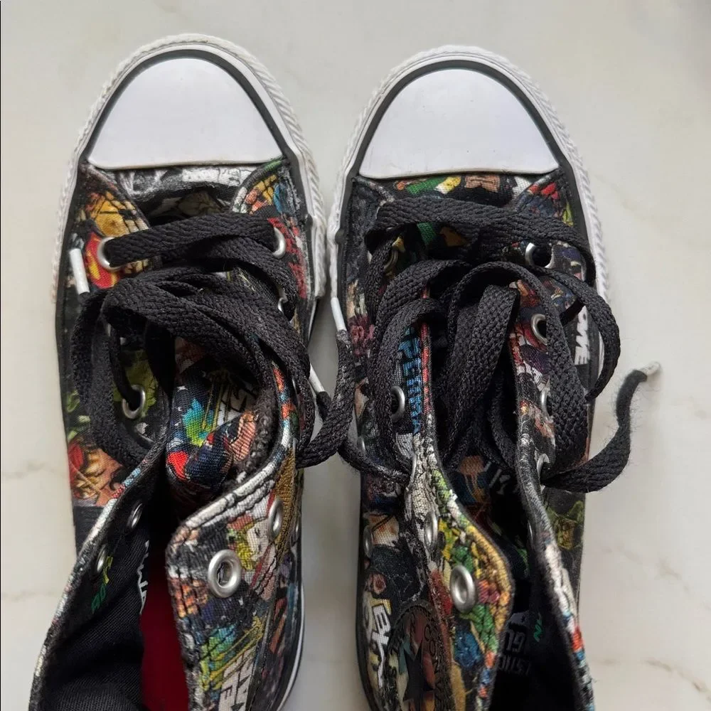 CONVERSE Comic Book High-Top Sneakers LIMITED EDITION justice league